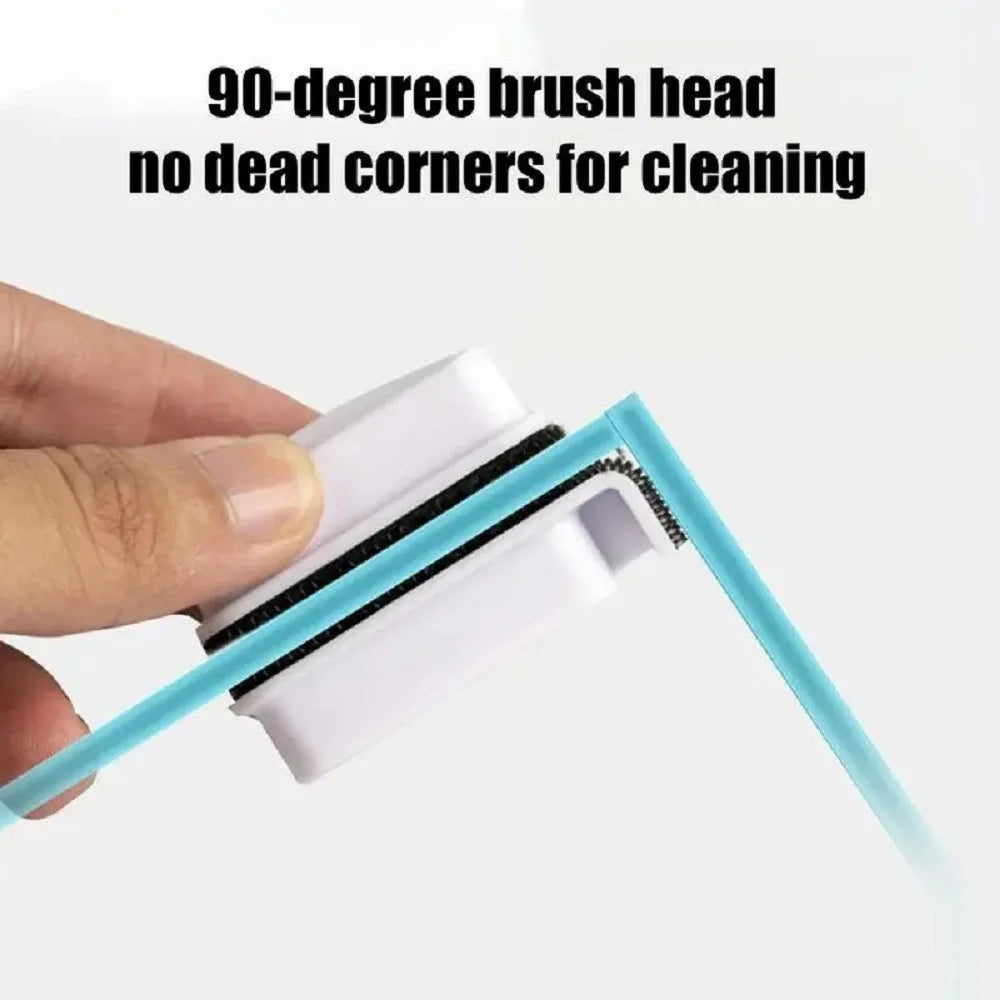 Magnetic Tank Brush Magnetic Aquarium Cleaning Brush Top Corner Brush Design Magnetic Fish Tank Brush for Glass Door Window