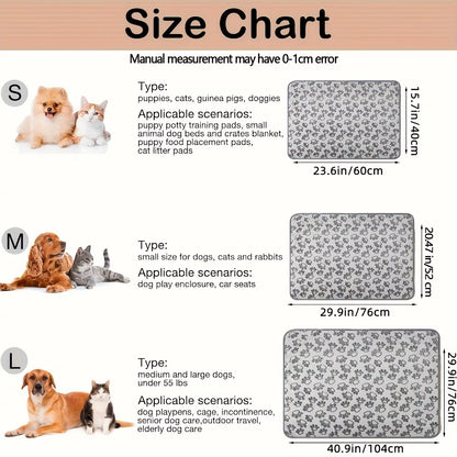 Soft Fluffy High Quality Pet Blanket Cute Cartoon Pattern Pet Mat Warm and Comfortable Blanket for Cat Dogs