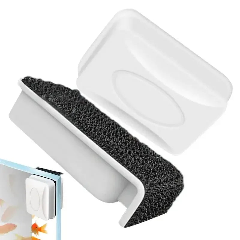 Magnetic Tank Brush Magnetic Aquarium Cleaning Brush Top Corner Brush Design Magnetic Fish Tank Brush for Glass Door Window