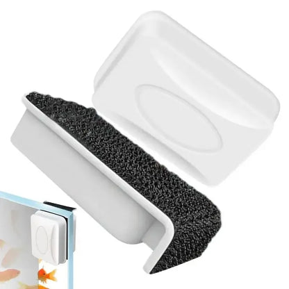 Magnetic Tank Brush Magnetic Aquarium Cleaning Brush Top Corner Brush Design Magnetic Fish Tank Brush for Glass Door Window