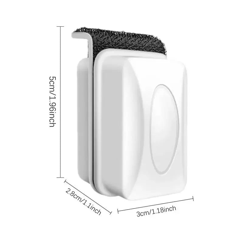 Magnetic Tank Brush Magnetic Aquarium Cleaning Brush Top Corner Brush Design Magnetic Fish Tank Brush for Glass Door Window