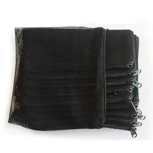10Pcs Filter Net Bag Mesh Bag Acquarium Pond for Bio Ball Carbon Media Ammonia Aquarium Fish Tank Isolation Bag White Black
